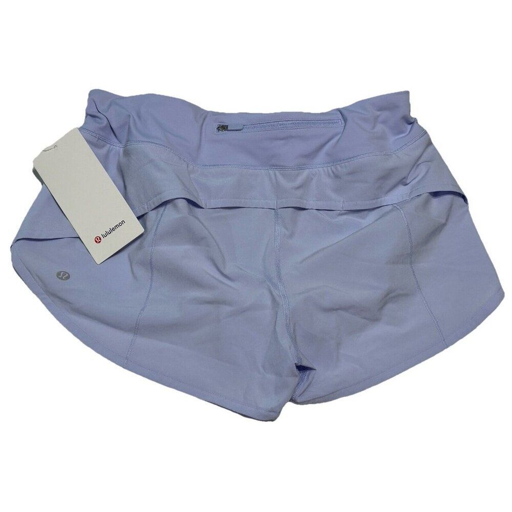 NWT Lululemon Speed Up LR Lined Short 2.5" Lined Purple Sz 12